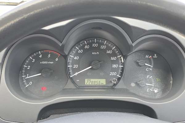 2012 Toyota Hilux SR KUN16R Rear Wheel Drive