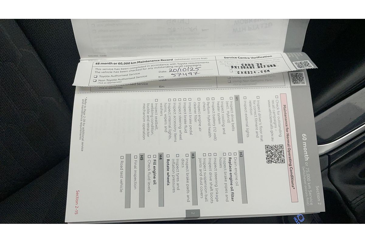 2022 Toyota Corolla Ascent Sport Hybrid ZWE211R