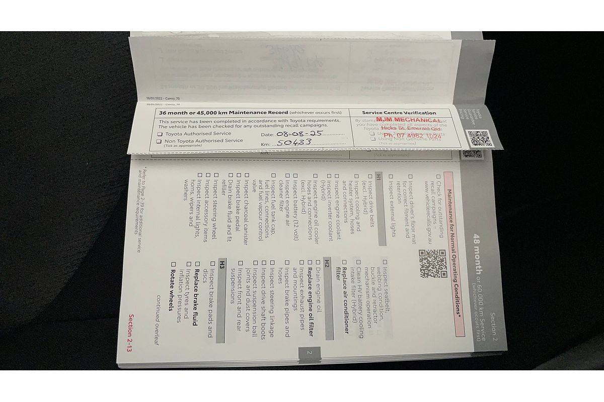 2022 Toyota Camry Ascent AXVH70R