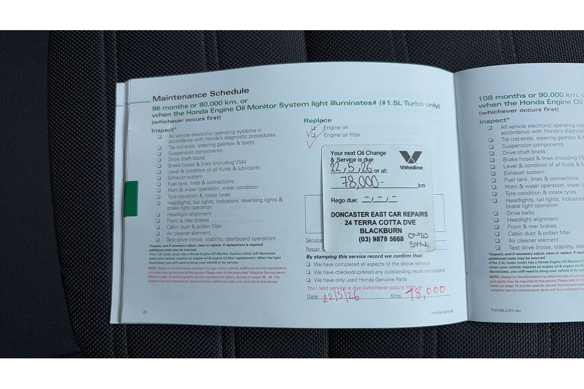 2018 Honda CR-V VTi RW