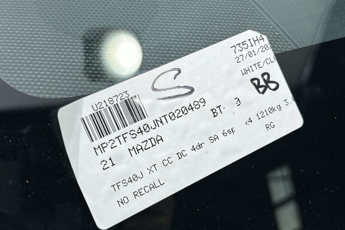 2021 Mazda BT-50 XT TF 4X4