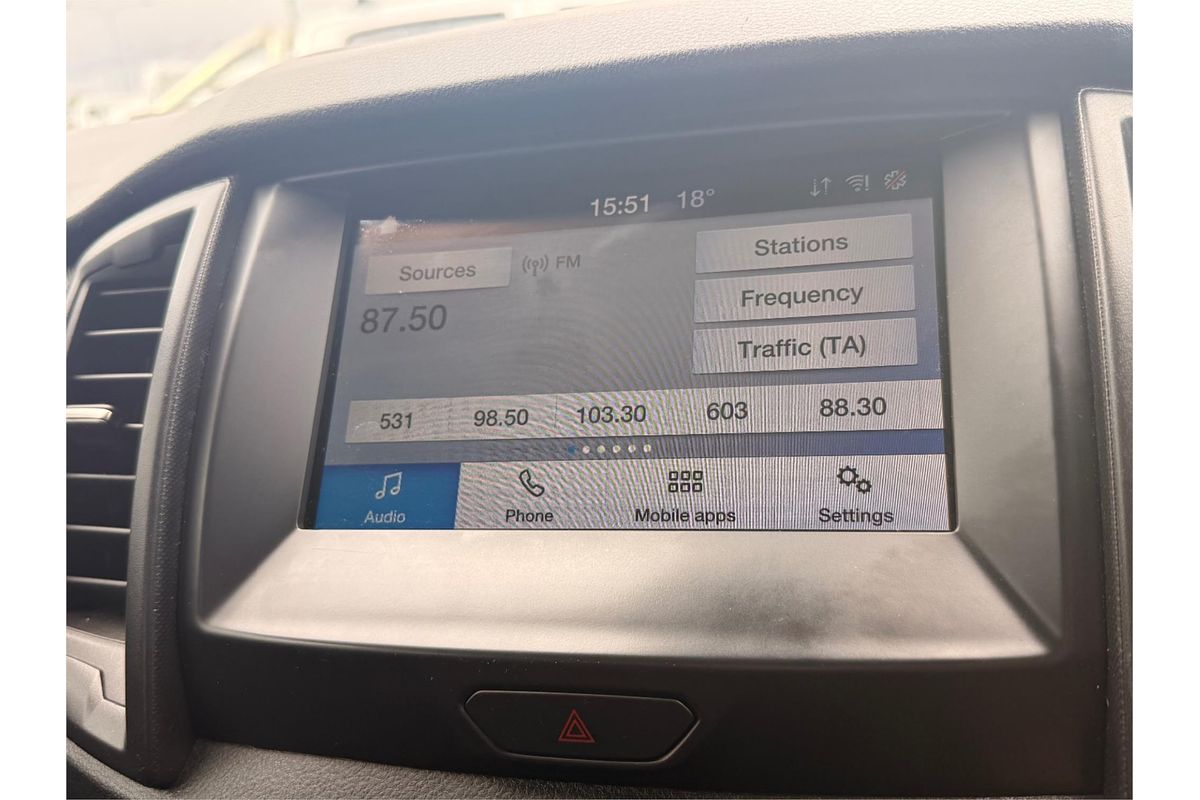 2021 Ford Ranger XL Hi-Rider PX MkIII Rear Wheel Drive 2.2L