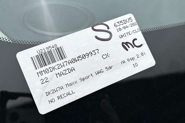 2022 Mazda CX-3 Maxx Sport DK