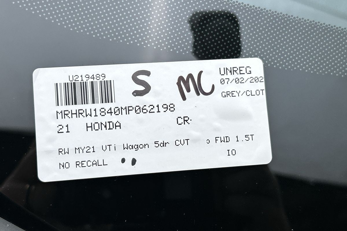 2021 Honda CR-V VTi RW