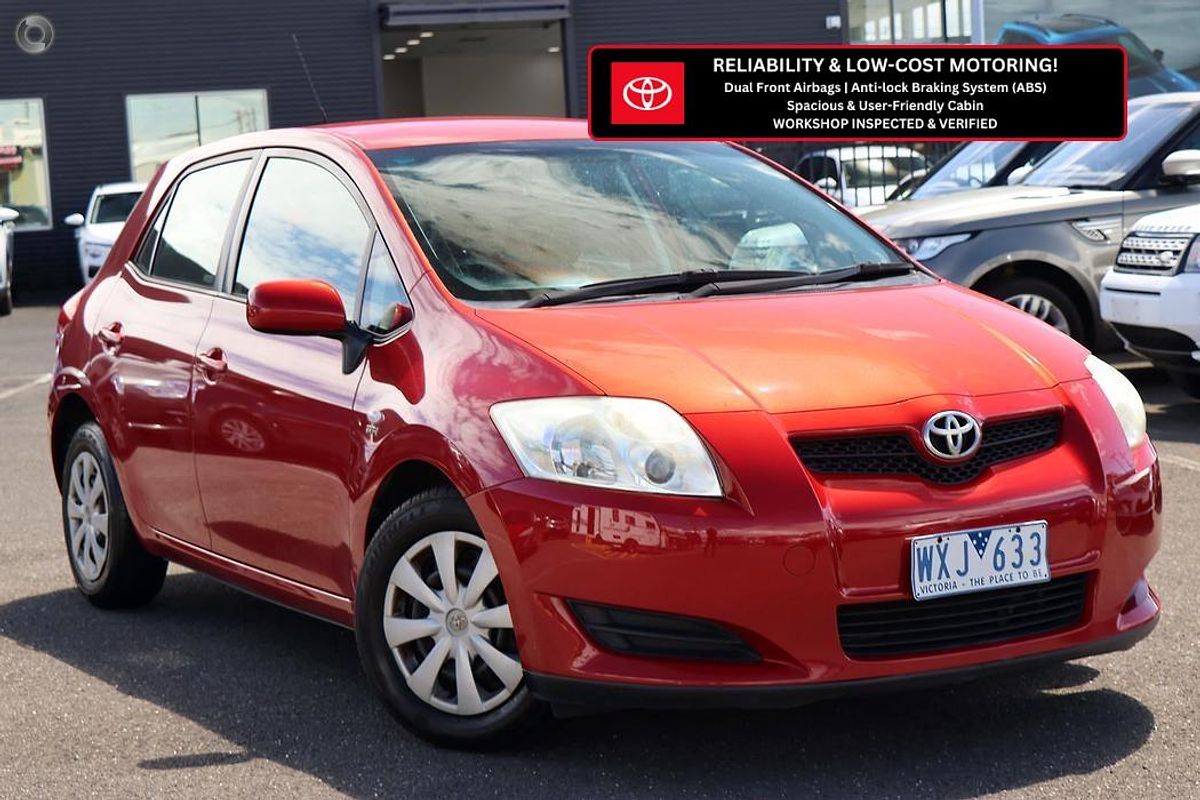 2009 Toyota Corolla Ascent ZRE152R