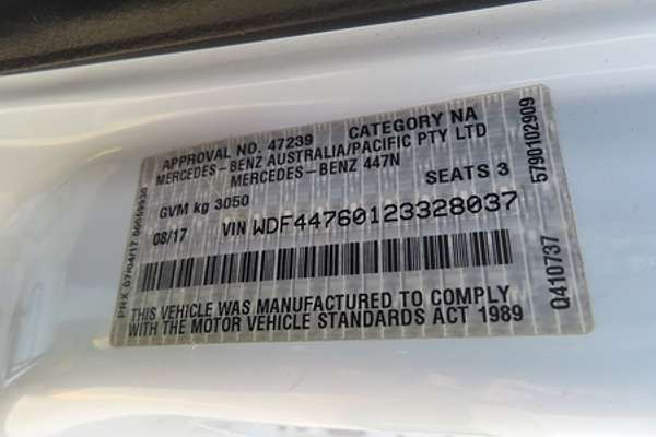 2017 Mercedes-Benz Vito 111CDI 447 LWB