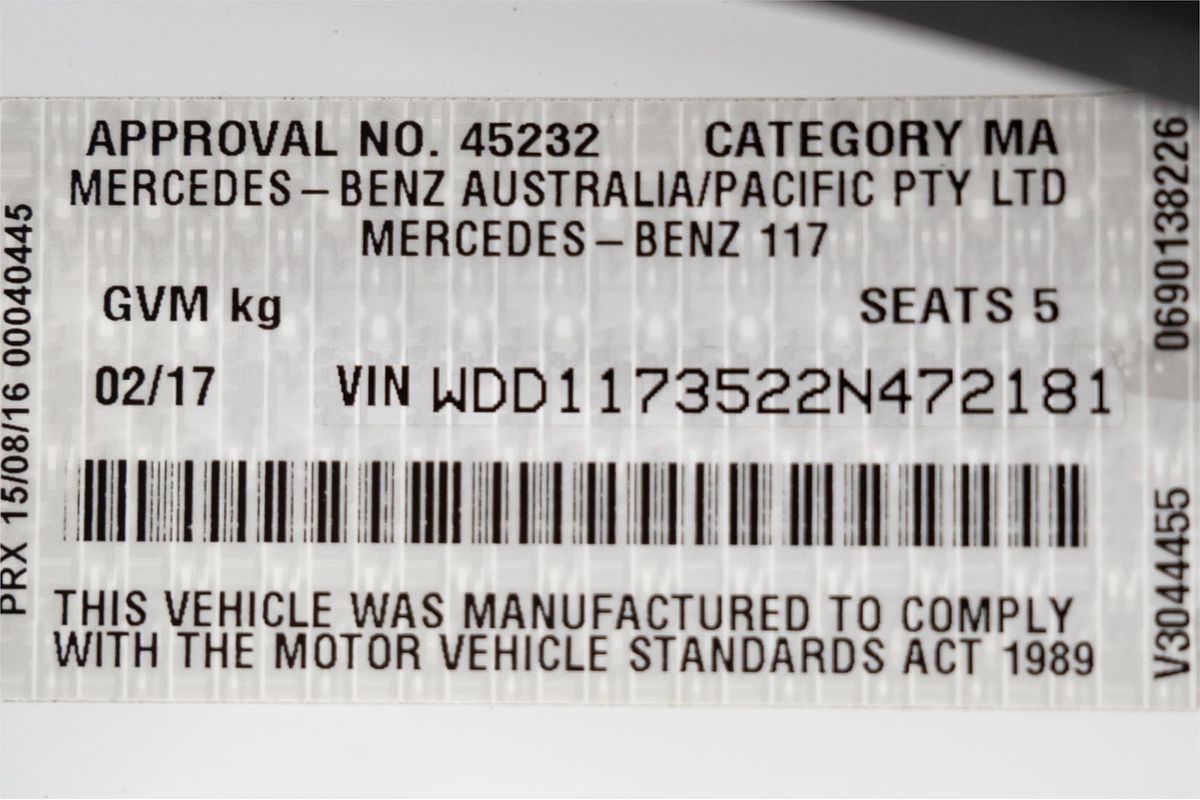 2017 Mercedes-Benz CLA-Class CLA45 AMG C117