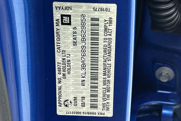 2018 Holden Trax LS TJ