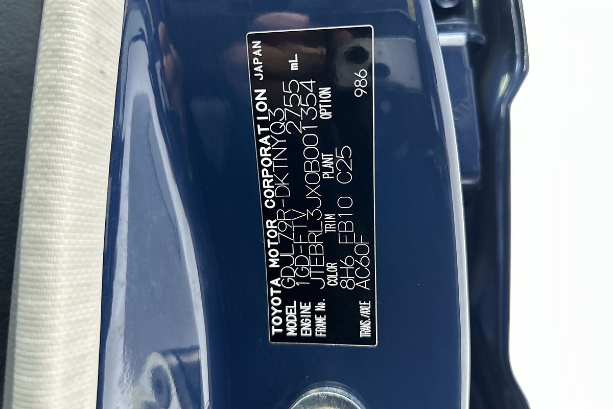 2023 Toyota Landcruiser GXL GDJL79R 4X4