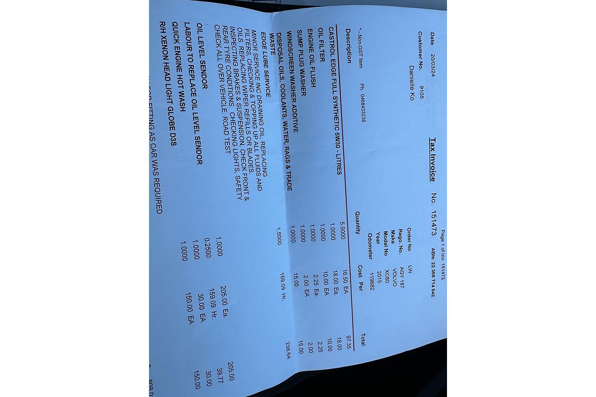 2015 Volvo XC60 D4 Luxury