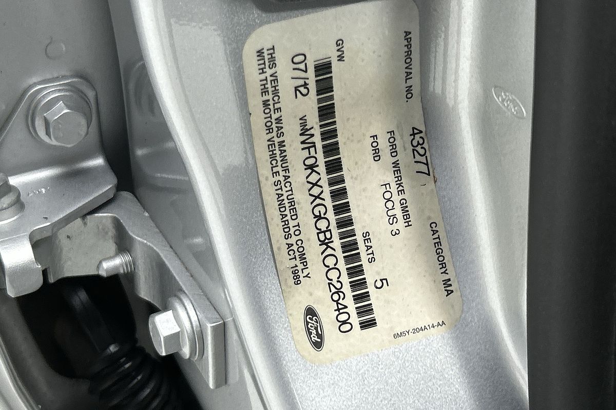 2012 Ford Focus Ambiente LW MKII