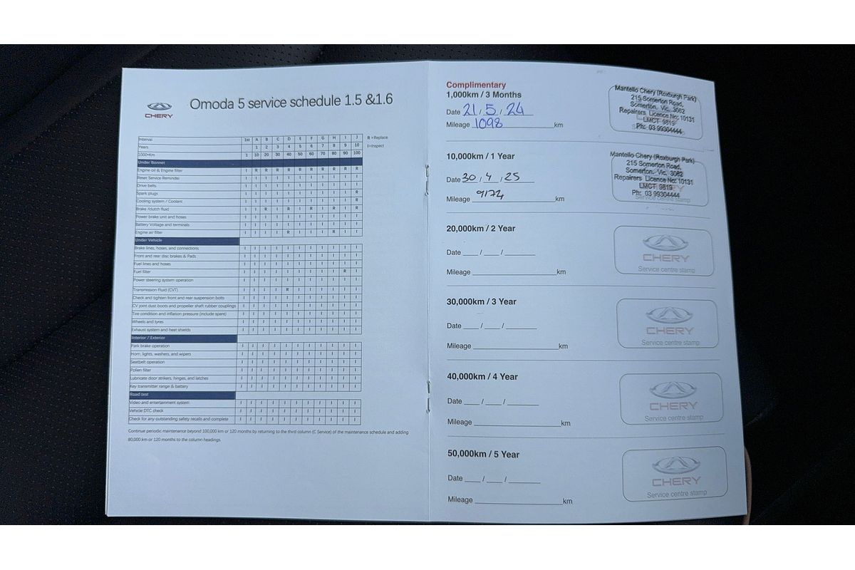 2024 Chery OMODA 5 BX