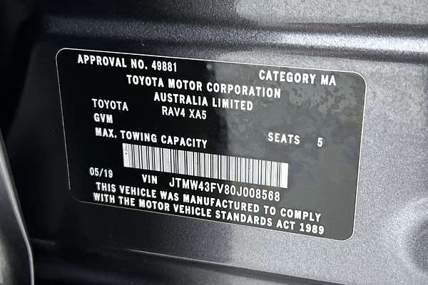 2019 Toyota RAV4 GXL MXAA52R