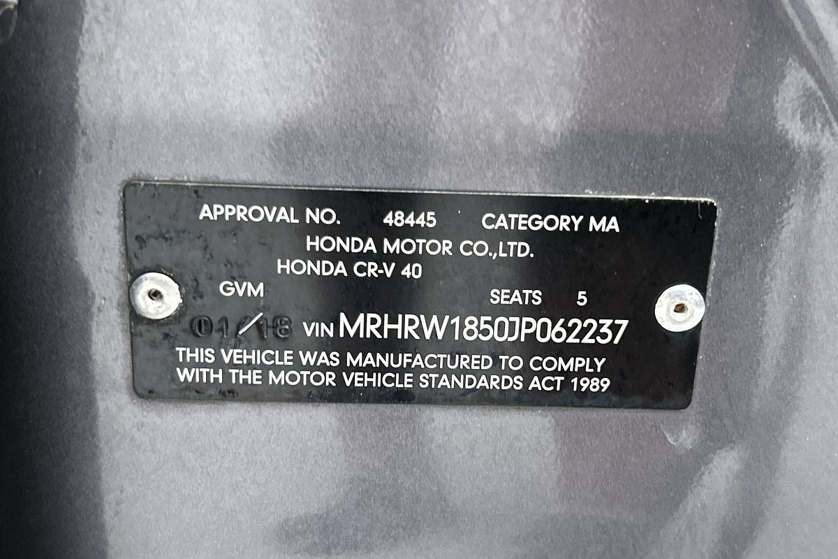 2017 Honda CR-V VTi-S RW