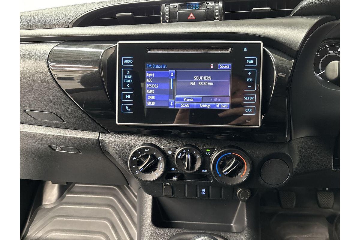 2018 Toyota Hilux Workmate GUN122R Rear Wheel Drive