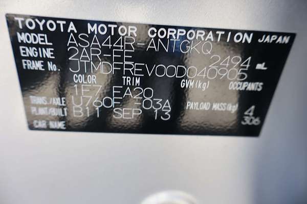 2013 Toyota RAV4 GXL ASA44R