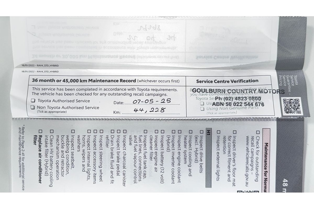 2022 Toyota RAV4 GX AXAH54R