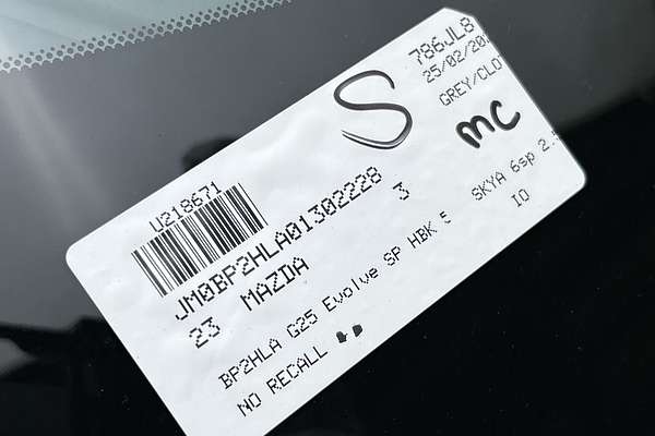 2023 Mazda 3 G25 Evolve SP BP Series