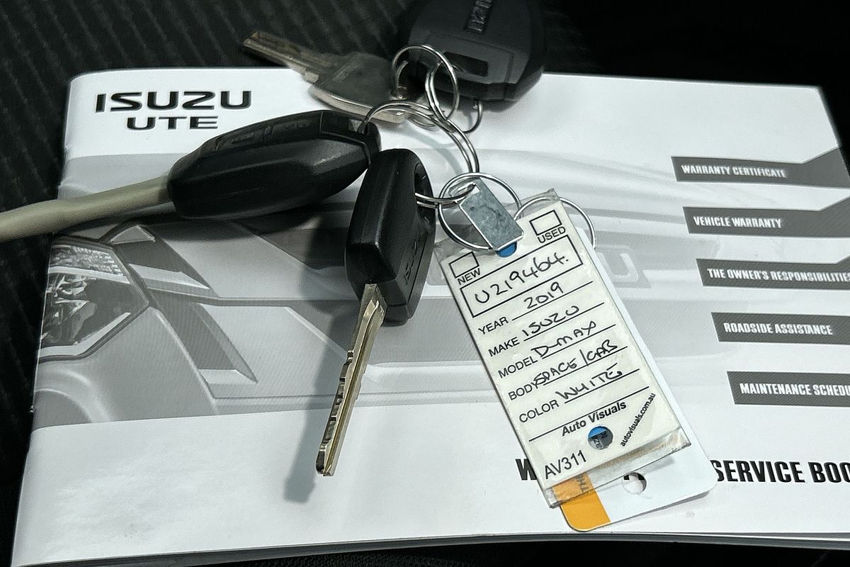 2019 Isuzu D-MAX SX High Ride Rear Wheel Drive