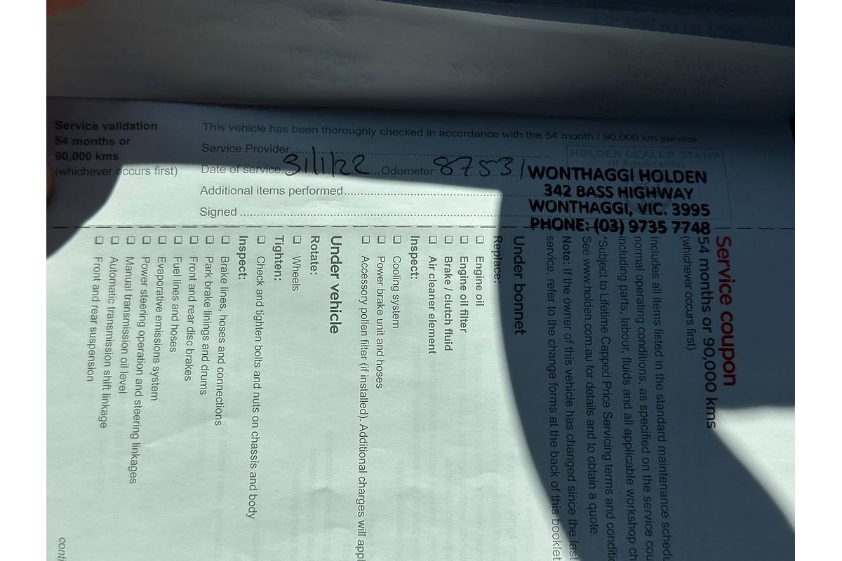 2017 Holden Commodore SV6 VF Series II