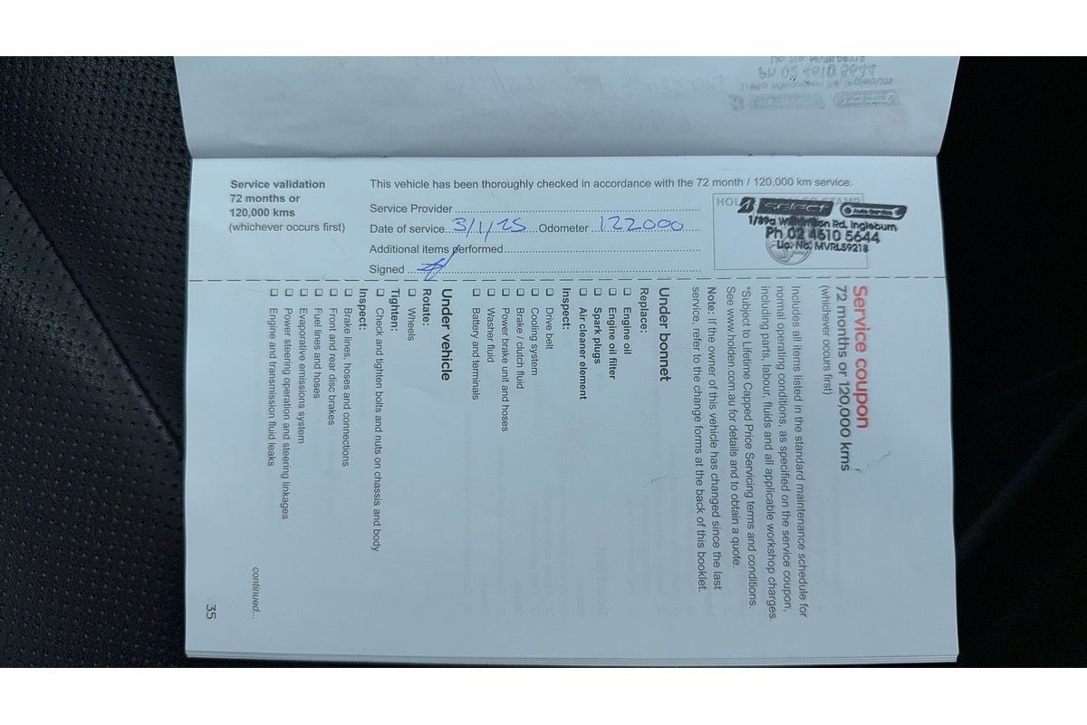 2016 Holden Astra RS-V BK