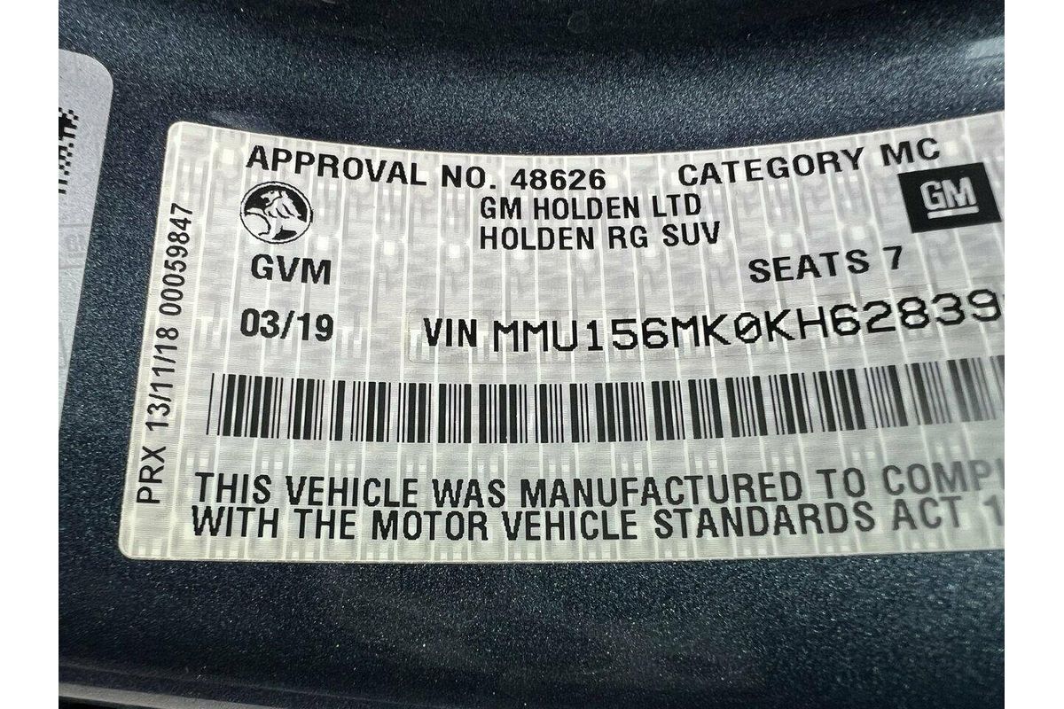 2018 Holden Trailblazer LTZ RG