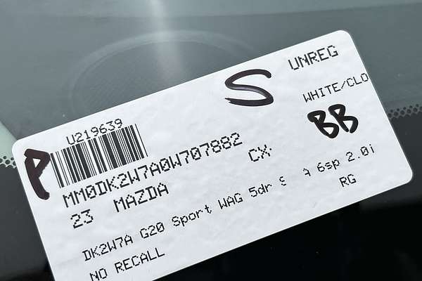 2023 Mazda CX-3 G20 Sport DK