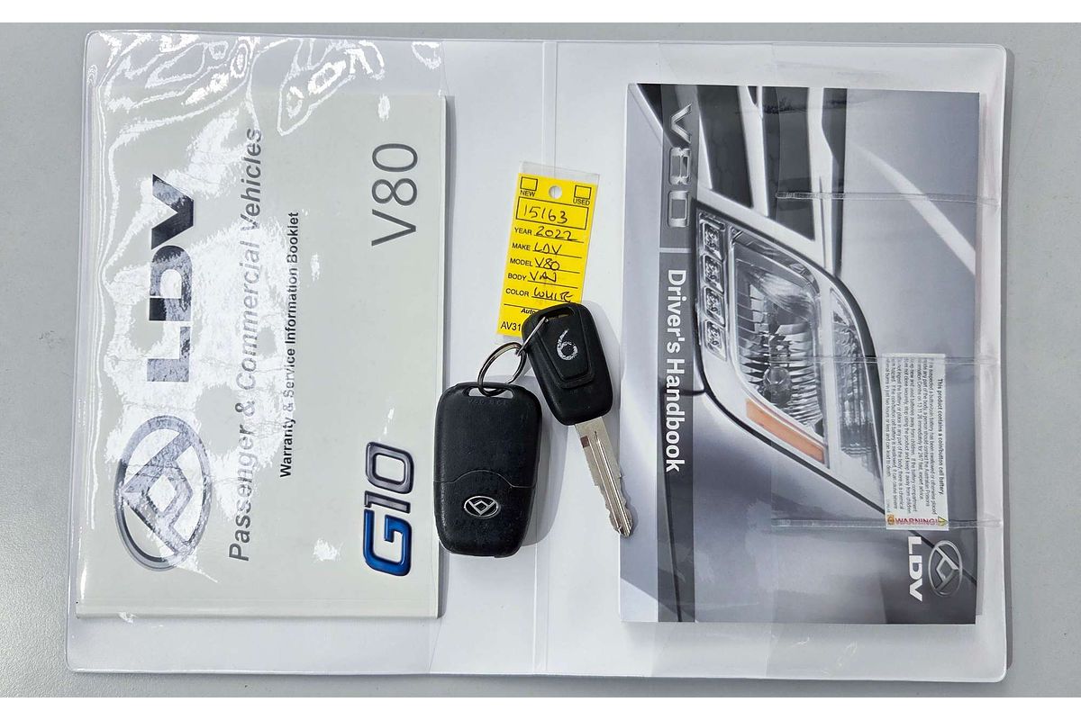 2022 LDV V80 SWB Low Roof