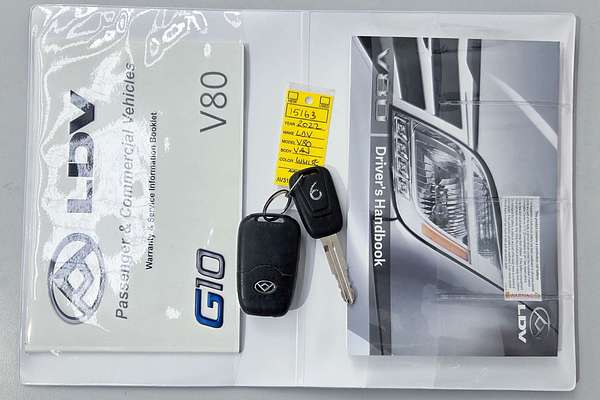 2022 LDV V80 SWB Low Roof