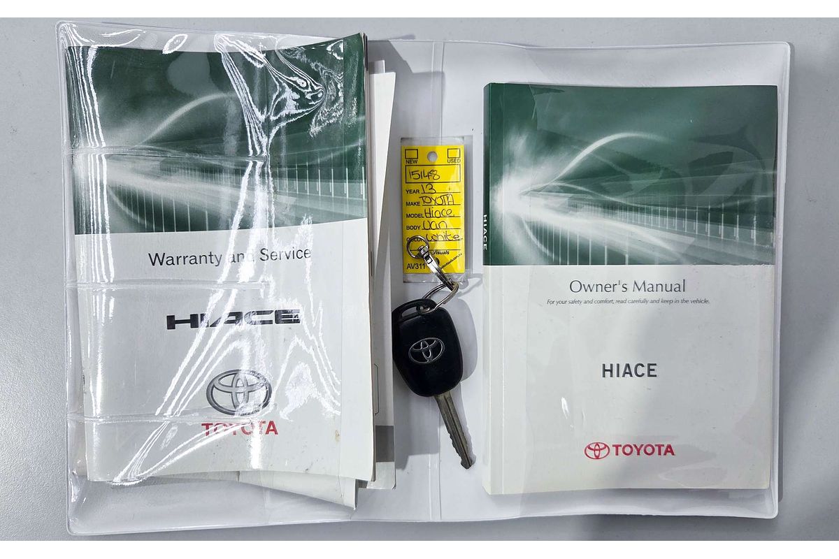 2013 Toyota Hiace Commuter TRH223R ELWB High Roof