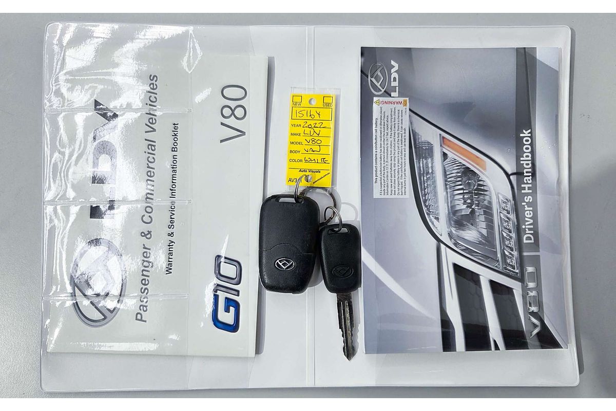 2022 LDV V80 SWB Low Roof