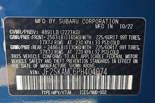 2023 Subaru Forester Wilderness