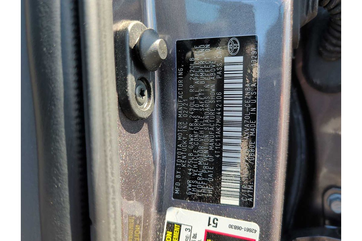 2021 Toyota Camry LE