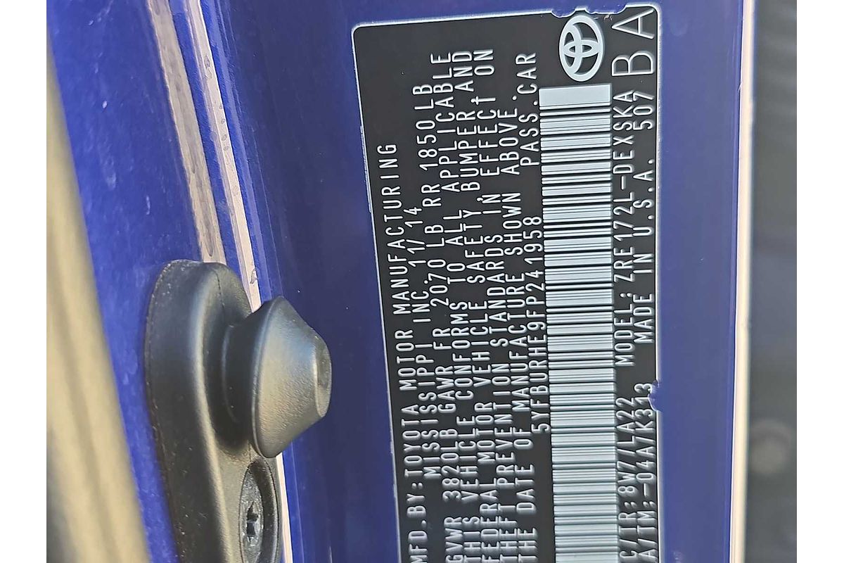 2015 Toyota Corolla S