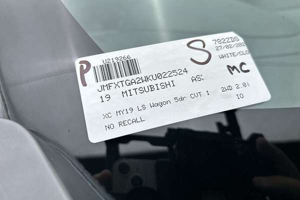 2019 Mitsubishi ASX LS XC
