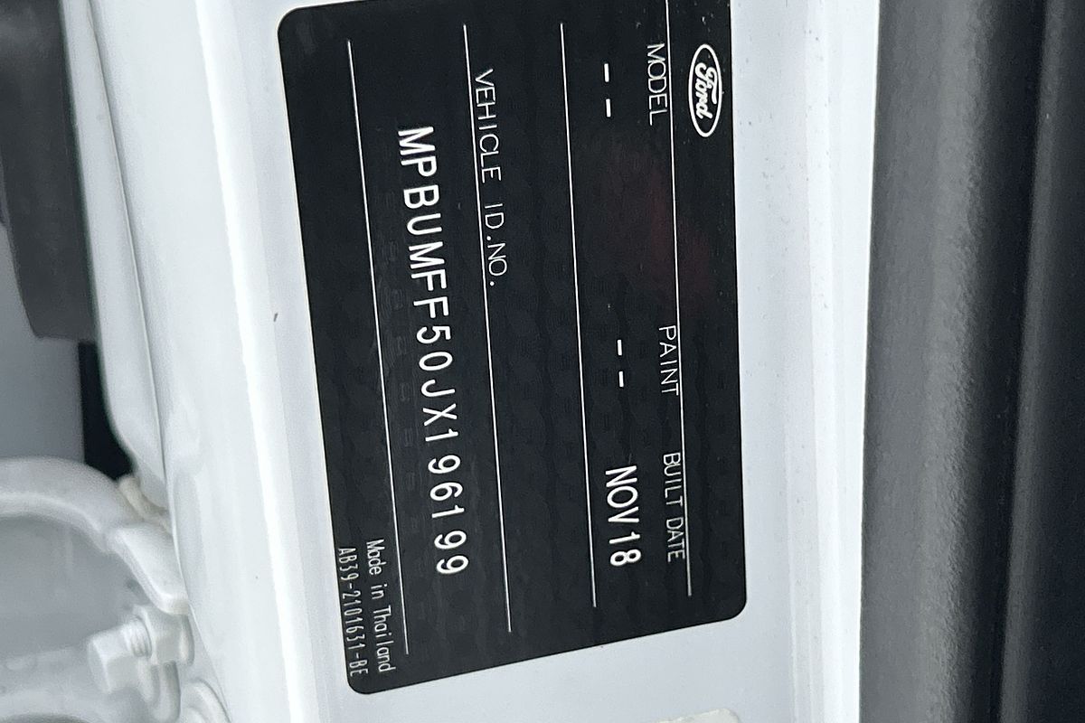 2018 Ford Ranger XL PX MkIII 4X4 3.2L