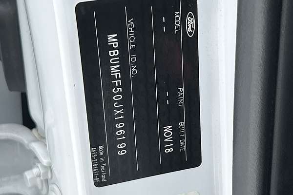 2018 Ford Ranger XL PX MkIII 4X4 3.2L