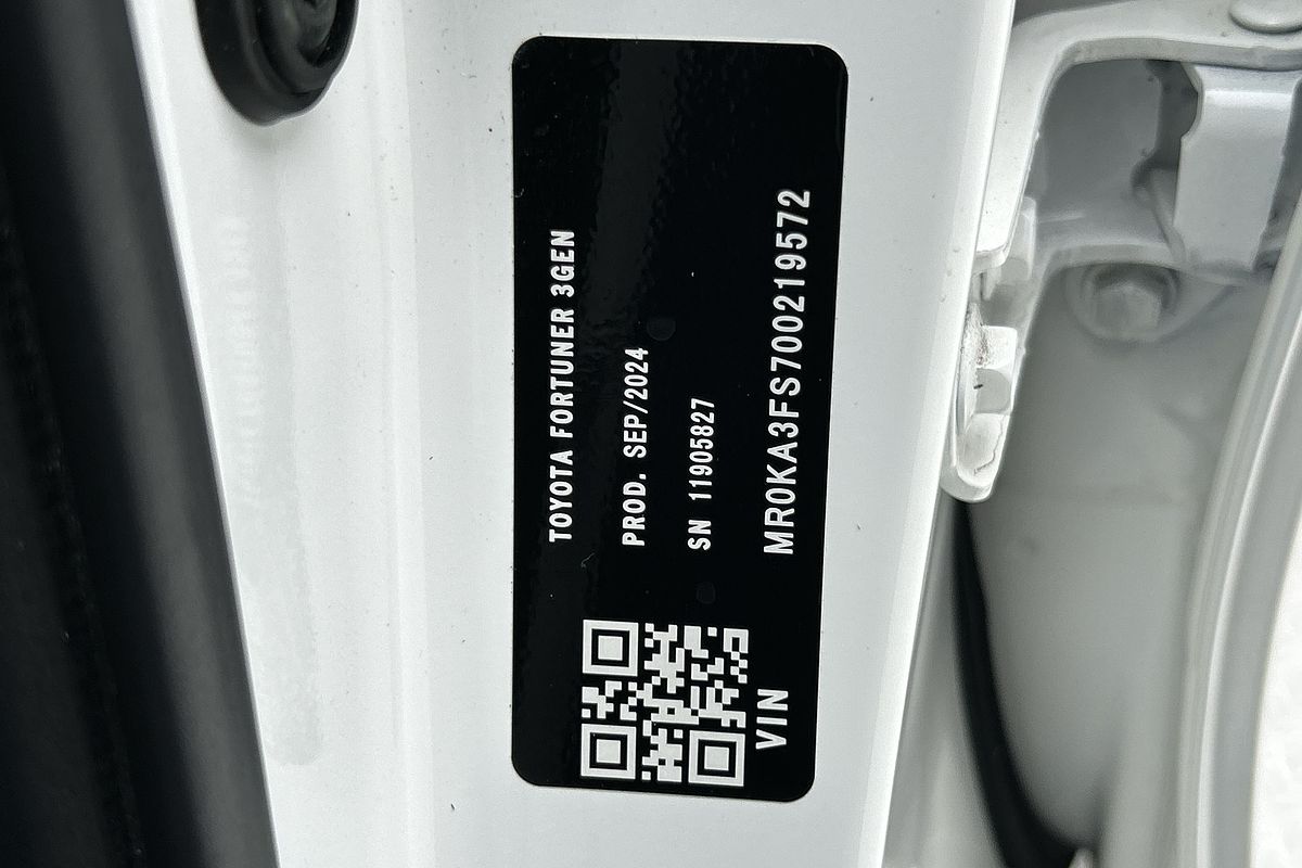 2024 Toyota Fortuner GXL GUN156R
