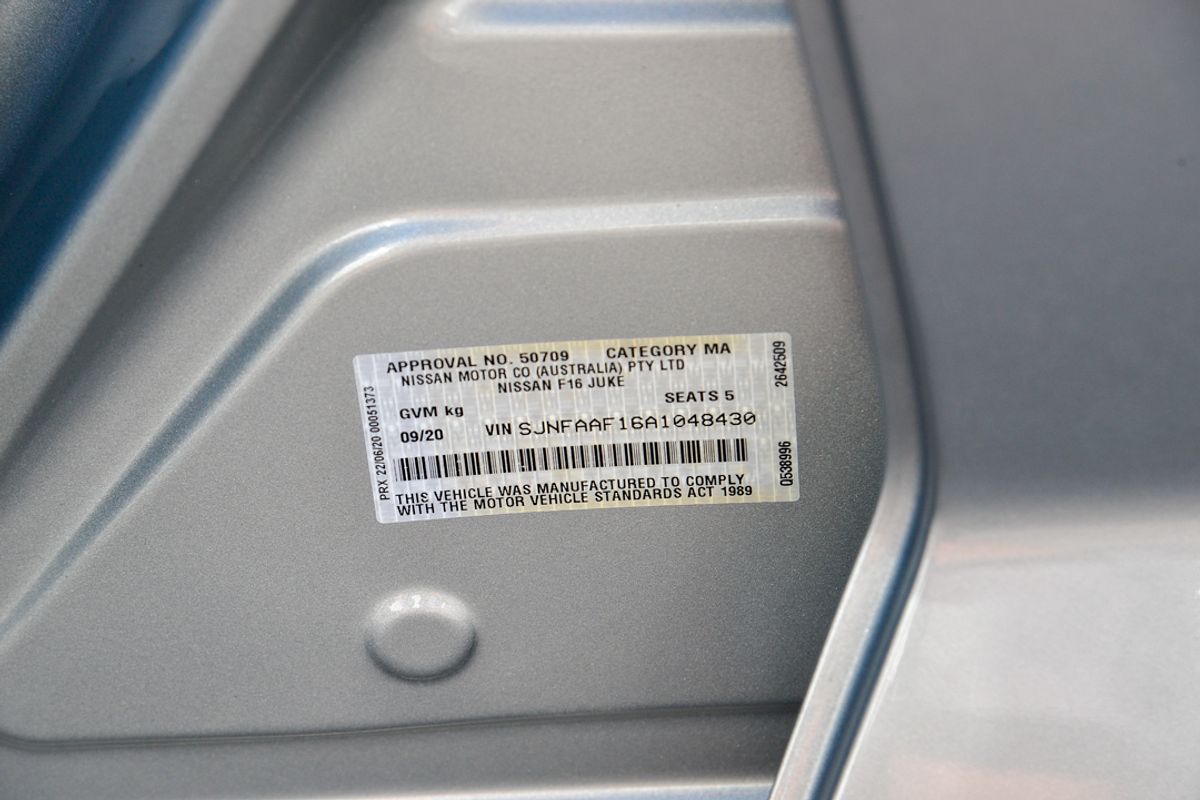 2020 Nissan JUKE Ti F16