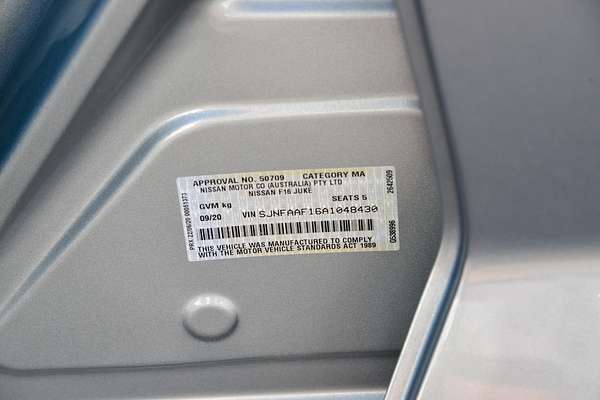 2020 Nissan JUKE Ti F16