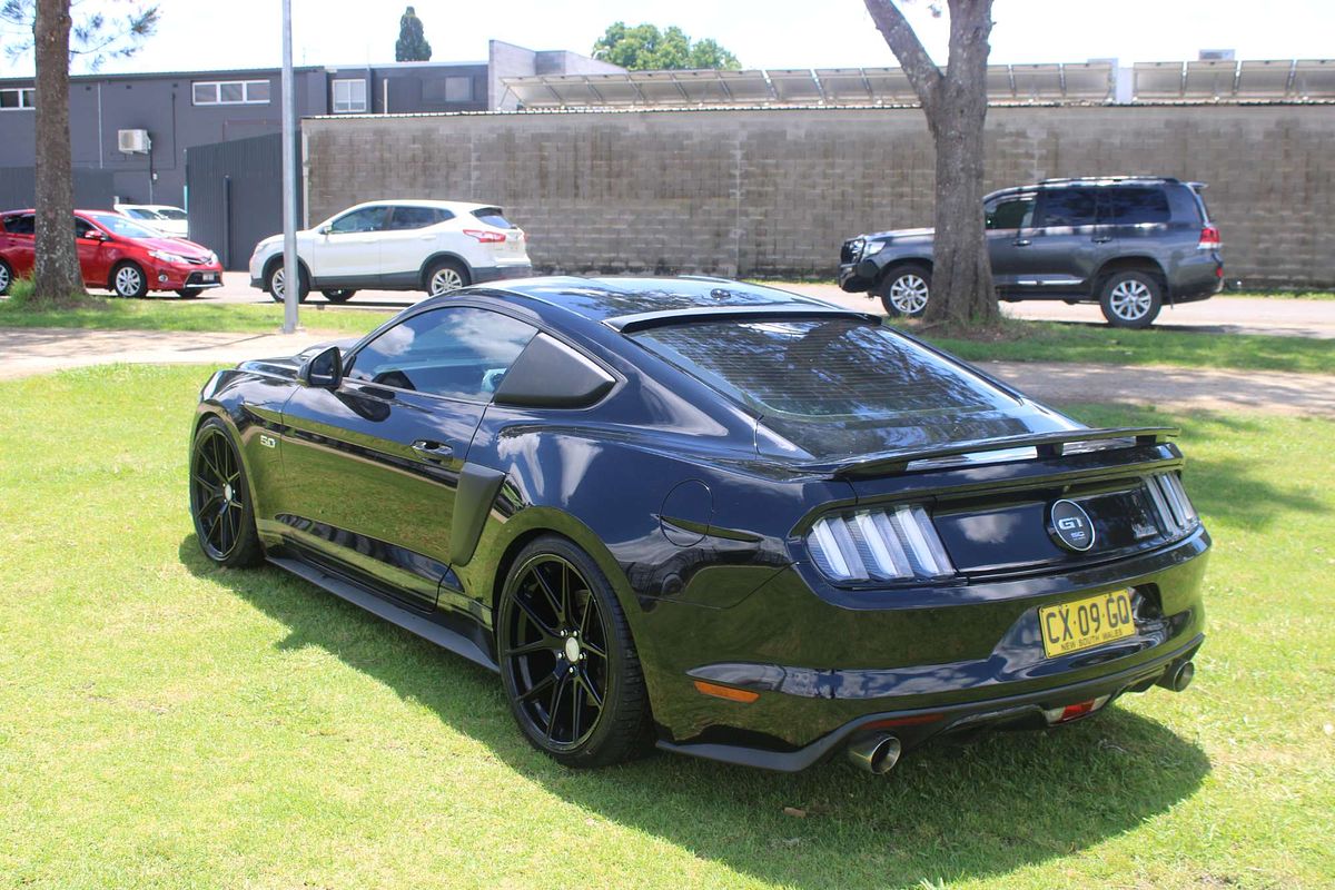 2017 FORD MUSTANG FASTBACK GT 5.0 V8 6 SP AUTOMATIC 2D COUPE V8