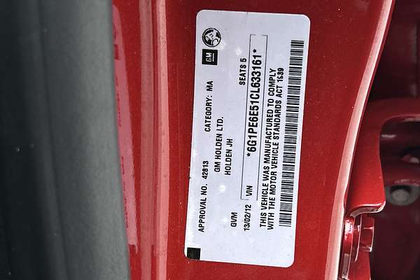 2012 Holden Cruze CDX JH Series II