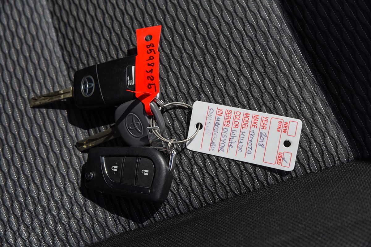 2018 Toyota Hilux Workmate TGN121R Rear Wheel Drive