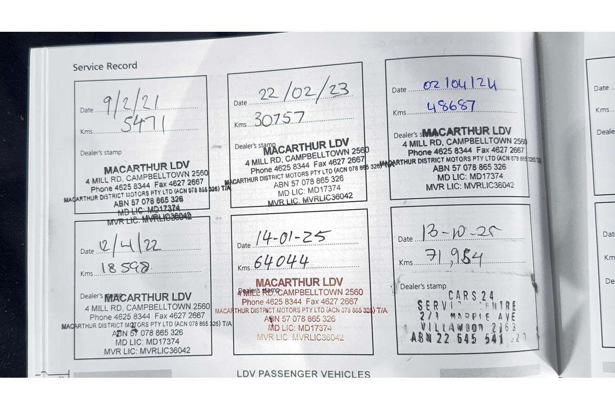 2020 LDV D90 Executive SV9A