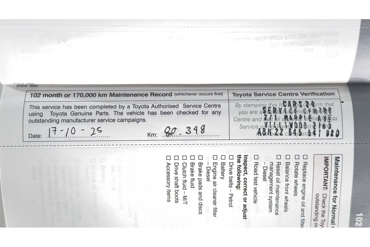 2013 Toyota RAV4 Cruiser ASA44R