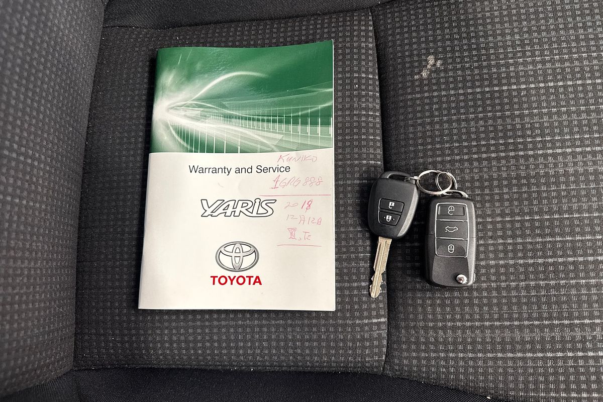 2018 Toyota Yaris SX NCP131R