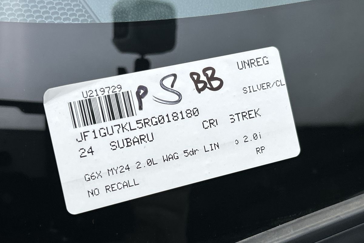 2024 Subaru Crosstrek 2.0L G6X