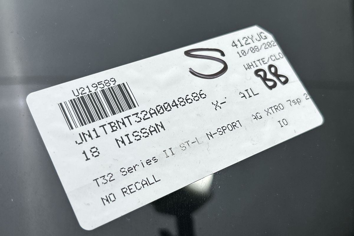 2018 Nissan X-TRAIL ST-L N-SPORT T32 Series II