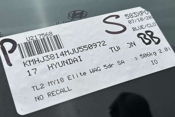 2017 Hyundai Tucson Elite TL2