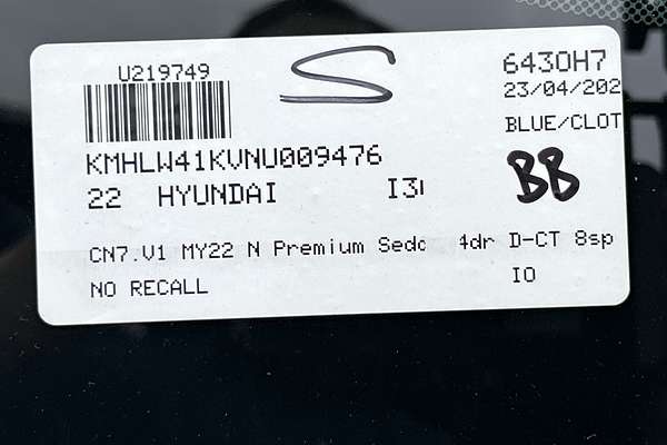 2022 Hyundai i30 N Premium CN7.V1